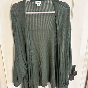 Old Navy | Sage Green Open-Front Cardigan